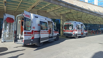 Güvenlik korucuları arasında bıçaklı kavga