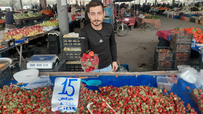 Taneyle meyve sebze satışı pazarcıyı vurdu