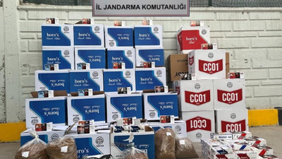 640 bin adet boş makaron ele geçirildi