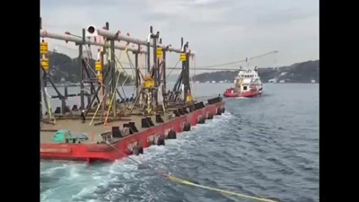 Boğazda arıza yapan 59 metrelik gemi kurtarıldı