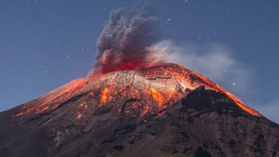 Popocatepetl Yanardağı'nda 23 günde 41 patlama