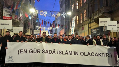 Bilal Erdoğan’ın vakfından Taksim’de tekbirli yürüyüş