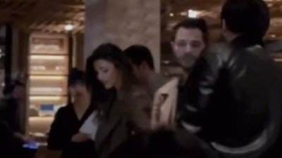 Hande Erçel ve Hakan Sabancı ilk kez görüntülendi. Aşk iddialarını yalanlamıştı