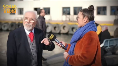 Emre Kongar sokak röportajına yakalandı. Bir anda her şeyi söyledi