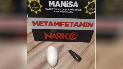 Durdurulan araçta metamfetaminle yakalandı