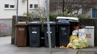 Hırvatistan'da temizlik işçileri grev başlattı