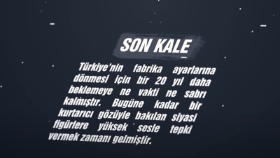 Türklerin Anadolu’dan Çıkarılması planının bu yüzyıldaki adı Türklüğün Anayasadan Çıkarılmasıdır