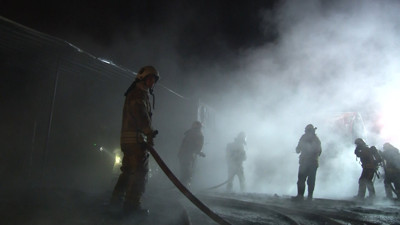 Tuzla'da konteynerde yangın paniği