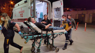 Tüp patlaması güvenlik kamerasına yansıdı