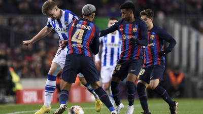 Barcelona Real Sociedad'ı zor da olsa geçti