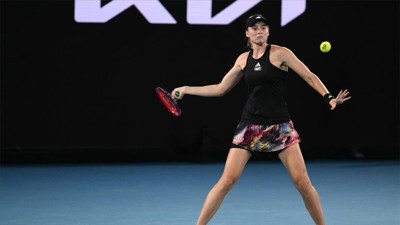 Avustralya Açık'ta tek kadınların ilk finalisti Kazak sporcu Elena Rybakina oldu