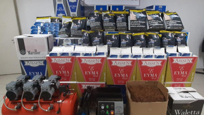 Kocaeli'de 1 milyon makaron ele geçirildi