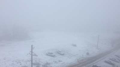 Adıyaman’a beklenen kar yağdı