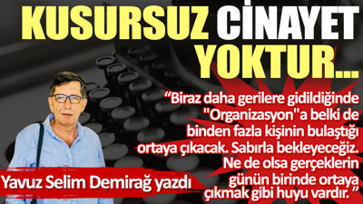 Kusursuz cinayet yoktur...