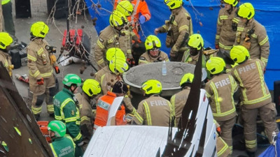 Hidrolik tuvaletin altında kalan işçi hayatını kaybetti