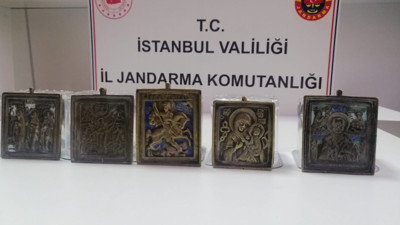 İstanbul'da 108 adet tarihi eser ele geçirildi (29 Ocak 2023)