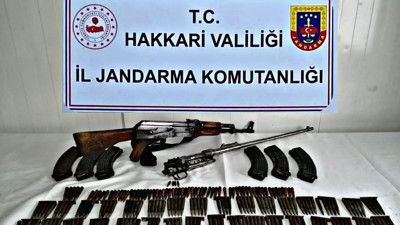 Hakkari'de bir evde silah ve çok sayıda mühimmat ele geçirildi