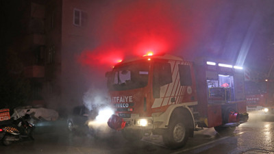Kocaeli'nde market deposunda yangın paniği