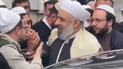El yüz sürülen tarikat lideri Suriyeli çıktı