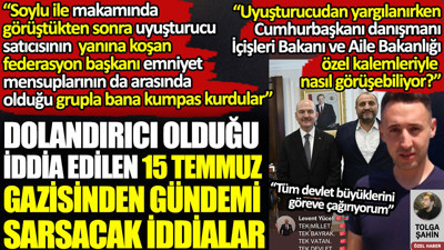Dolandırıcı olduğu iddia edilen 15 Temmuz gazisi Özcan Aybey’den gündemi sarsacak iddialar