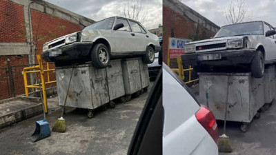 Otomobili çöpe attılar. Sebebini duyanlar şok oldu