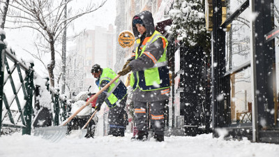 Eskişehir'de karla mücadele çalışması