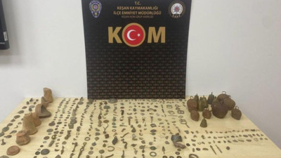 Tarihi eser niteliği taşıyan 400 obje ele geçirildi
