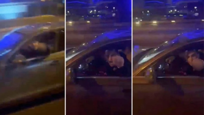 Ambulansı sıkıştırıp hakaretler yağdırdı, serbest bırakıldı