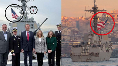 İstanbul’da devasa bayrakla poz kesen Amerikalılar Gölcük’te bayrak açmadı