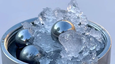 Yeni bir buz türü keşfedildi: Bilyalı öğütme