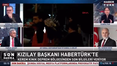 Kübra Par'dan canlı yayında “Ulaşılamayan bir nokta yok” diyen Kızılay Başkanı'na tepki: Ama bize öyle bilgiler gelmiyor...