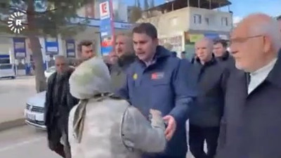 Murat Kurum yardım gelmedi diye isyan eden yaşlı kadına 'tamam abla tamam' dedi