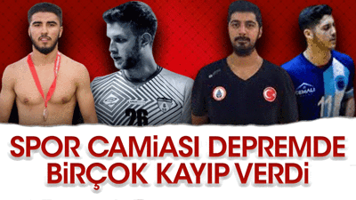Spor camiası depremde birçok acı kayıp verdi