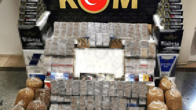 Bilecik'te 61 bin 960 adet dolu makaron ele geçirildi