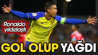 Fena patladı. Ronaldo gol olup yağdı