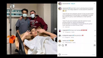 Mauro Icardi'den depremzede gence jest