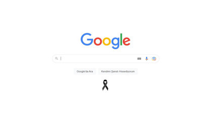 Büyük felaketin ardından Google'dan Türkçe ana sayfasına 'siyah kurdele' (10 Şubat 2023)