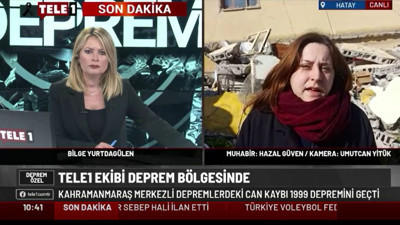Yağmacılar deprem bölgesinde TELE 1 ekibinin kamerasını çaldı