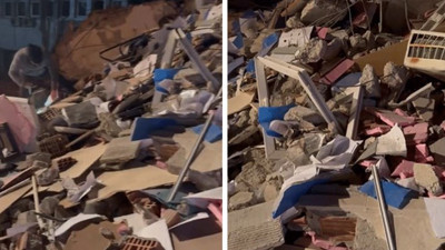 Binlerce kusurlu binanın raporunun yer aldığı yapıyı yıktılar evraklar enkazda savrulurken belgeler taşınacak dediler