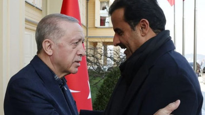 Erdoğan, Katar Emiri Al Sani'yi kabul etti