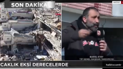 Barış Atay Erdoğan’a bu sözlerle yüklendi: Sen konuşma yapacaksın diye afet bölgesinde ambulanslar 10 saat bekledi