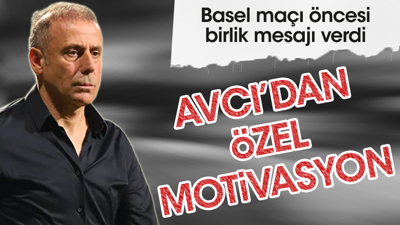 Abdullah Avcı'dan deprem konuşması. Tarihi Basel maçı için toplantı yaptı