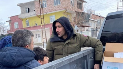 Mehmet Topal deprem bölgesine yardıma gitti