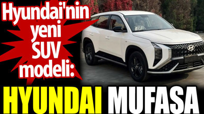 Hyundai'nin yeni SUV modeli: Hyundai mufasa