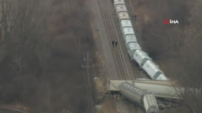 ABD’de yük treni raydan çıktı
