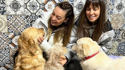 Aslı Tandoğan ve Özge Özder'den örnek davranış. Can dostlarını İstanbul'a getirdiler