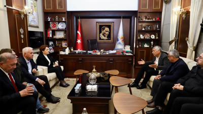 Meral Akşener'den Zeydan Karalar'a ziyaret