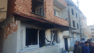 Samsun’da sızıntı yapan tüp patladı