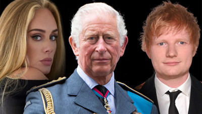Adele ve Ed Sheeran Kral Charles'ın teklifini reddetti
