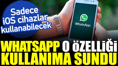 WhatsApp o özelliği kullanıma sundu. Sadece iOS'larda kullanılacak